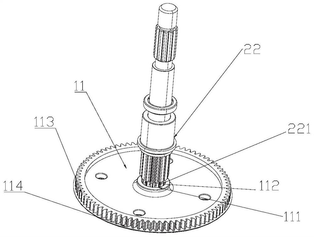 Washing machine deceleration clutch device and washing machine