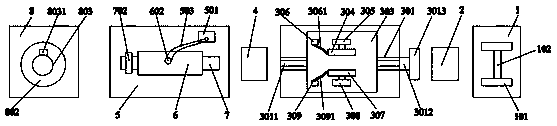 Surface treatment device of steel wire rope for elevator