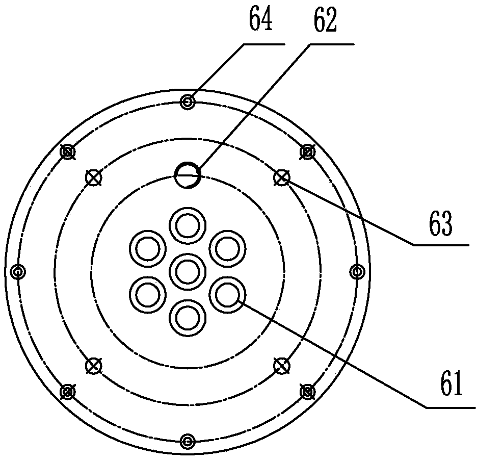 Separable sealing structure of dragline anchor and method for realizing sealing of anchor