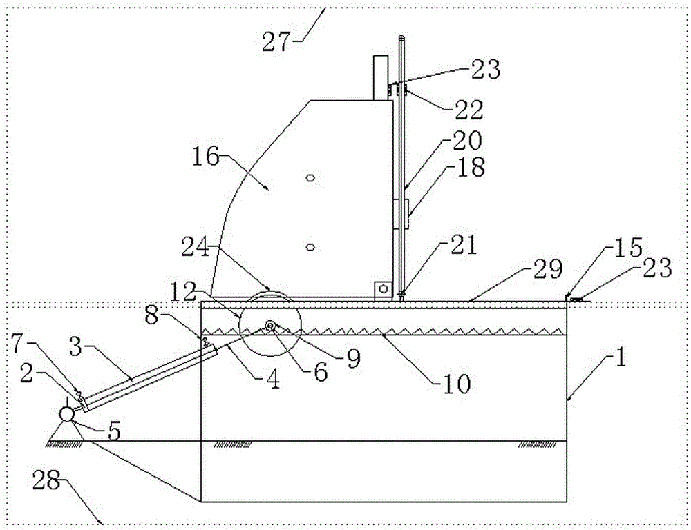 Sliding roller cutting fruit bag bag semi-automatic film cutting machine