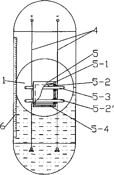 Float type level gauge for high-temperature high-pressure or high-temperature low-density medium