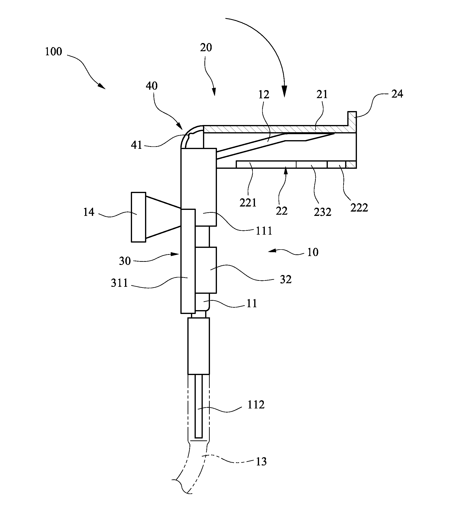 Safety butterfly needle for tumor puncture