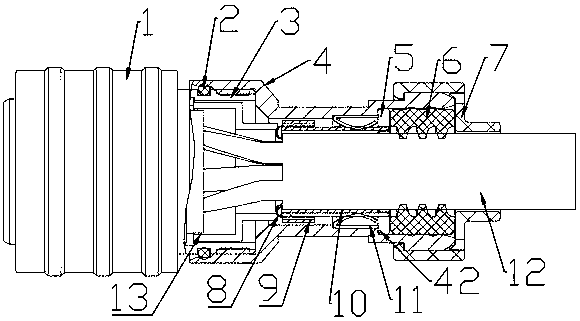 Cable assembly, connector assembly and connector accessories thereof