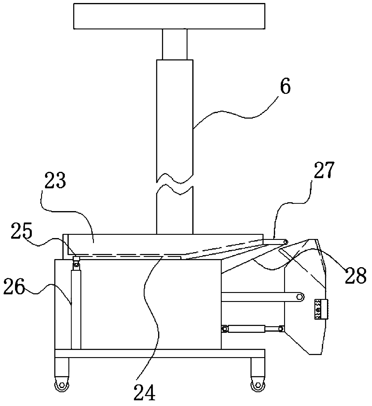 Plastering device of building wall