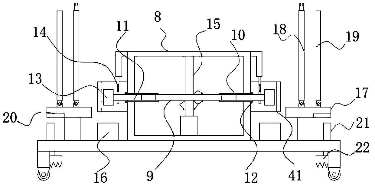 Plastering device of building wall