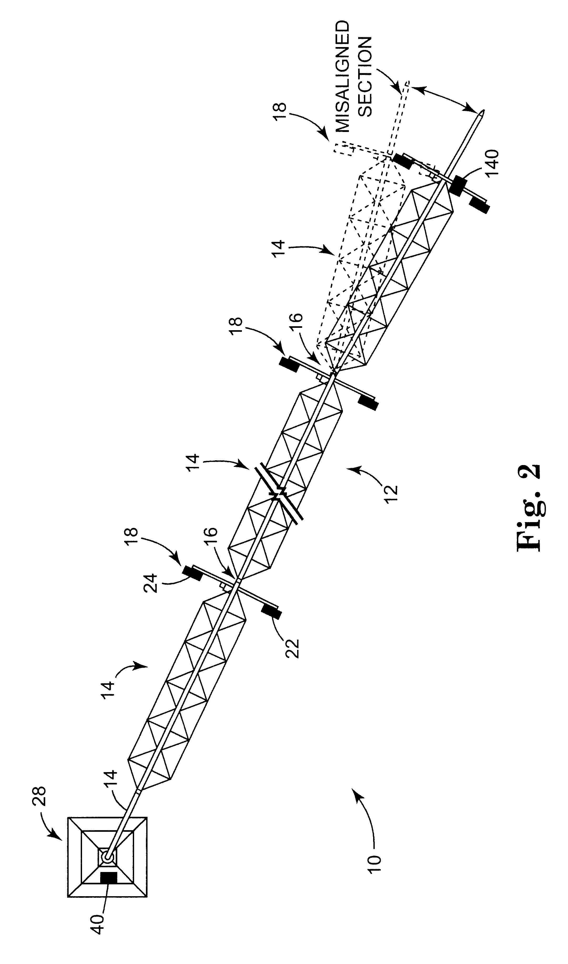 Irrigation positioning system