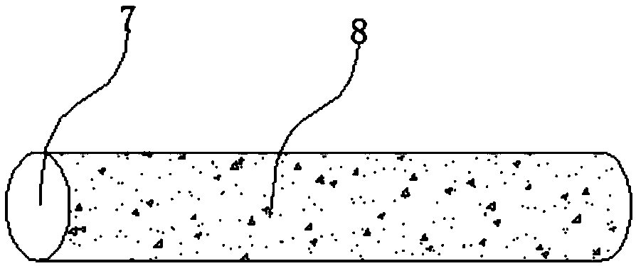 Film mulching device for metal inner wall and film mulching method