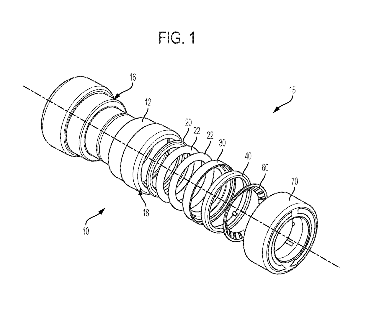 Push-to-connect fitting integrated packing arrangement, device and methods