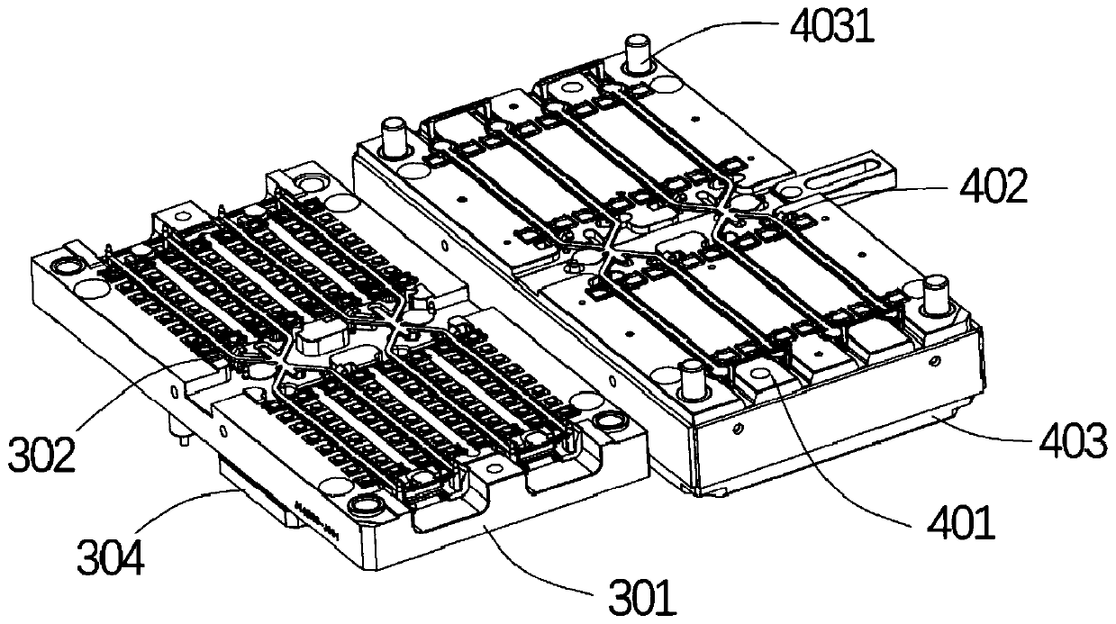 Assembling clamp for scissors legs