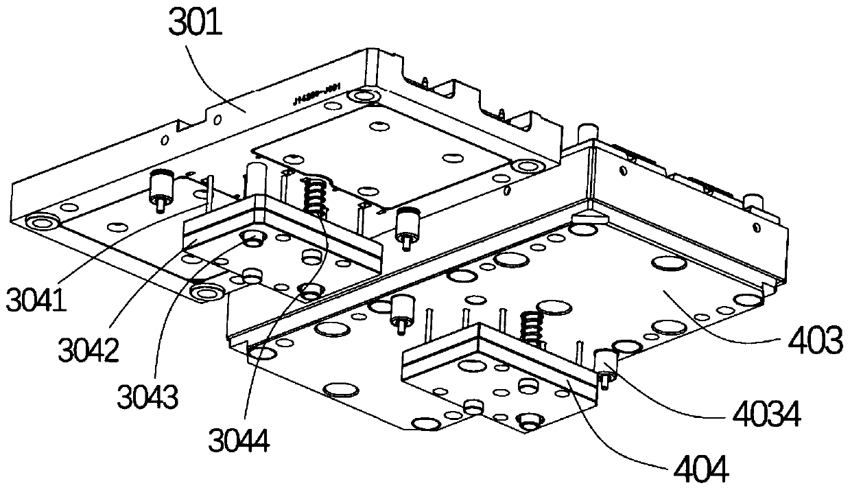 Assembling clamp for scissors legs