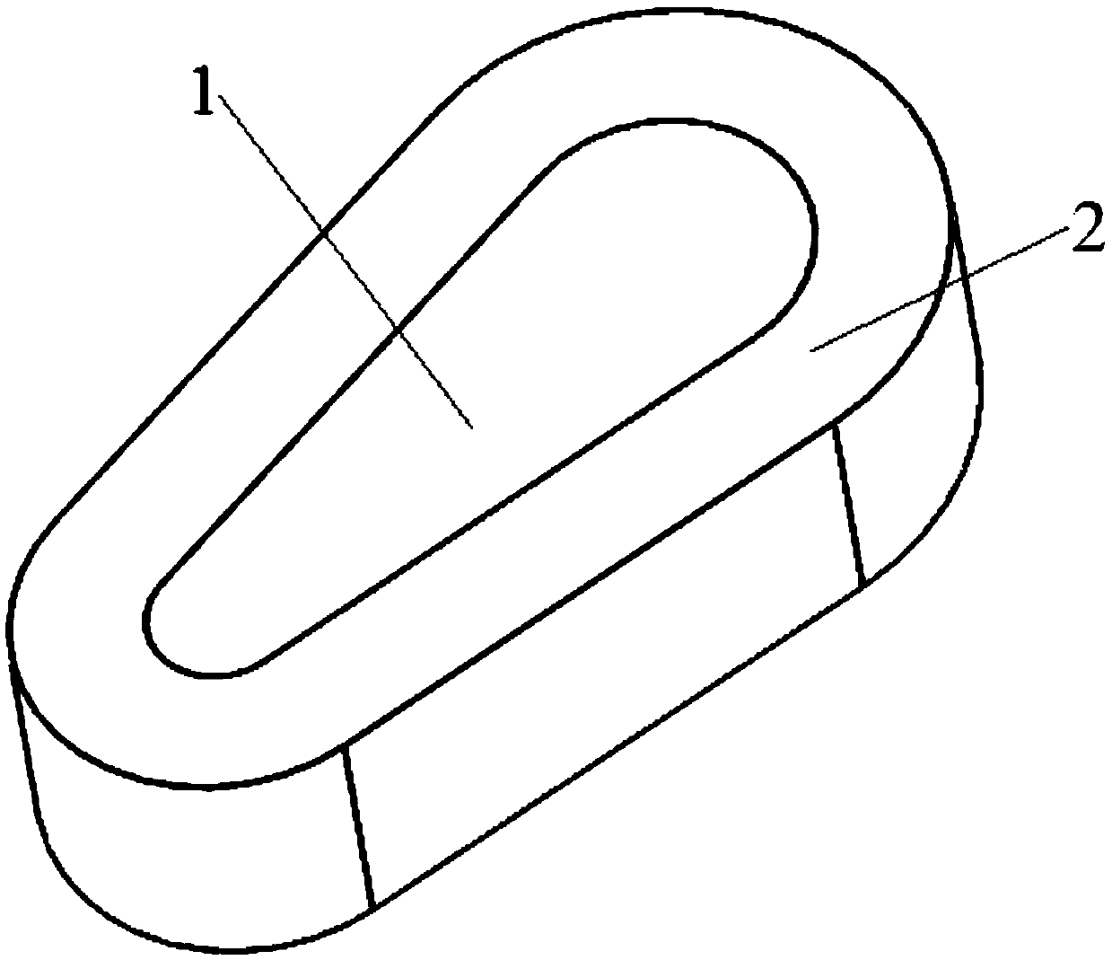 Axial flux motor applying soft magnetic powder core with high saturation induction density