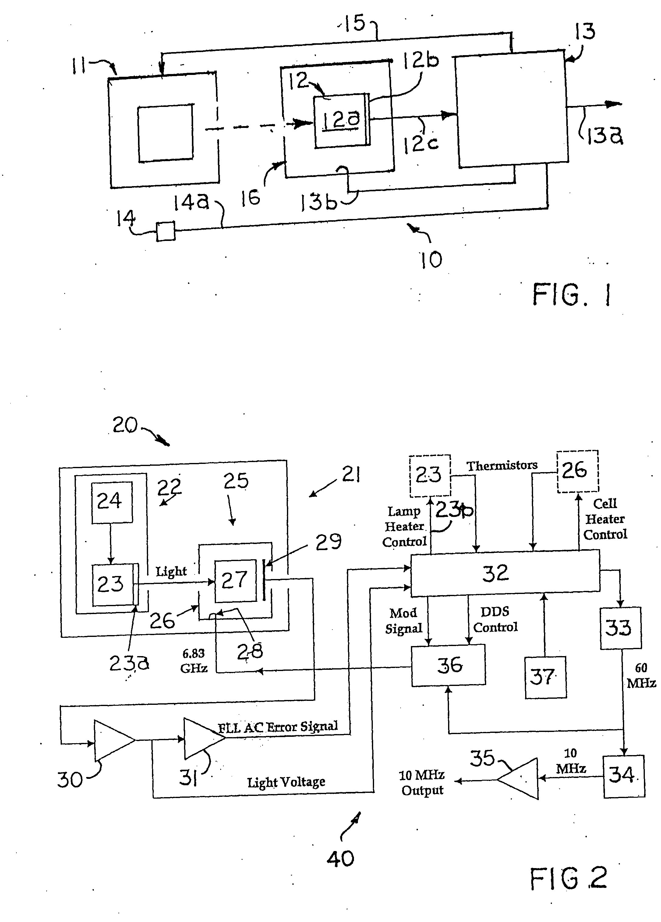 Light stabilization for an optically excitable atomic medium