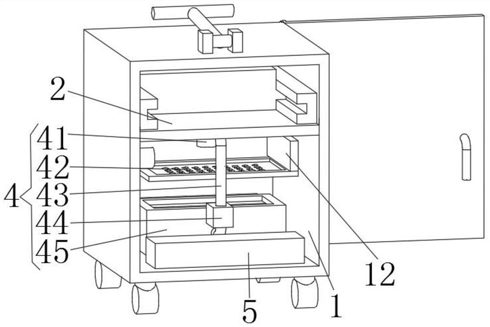 Portable community nursing disinfection device