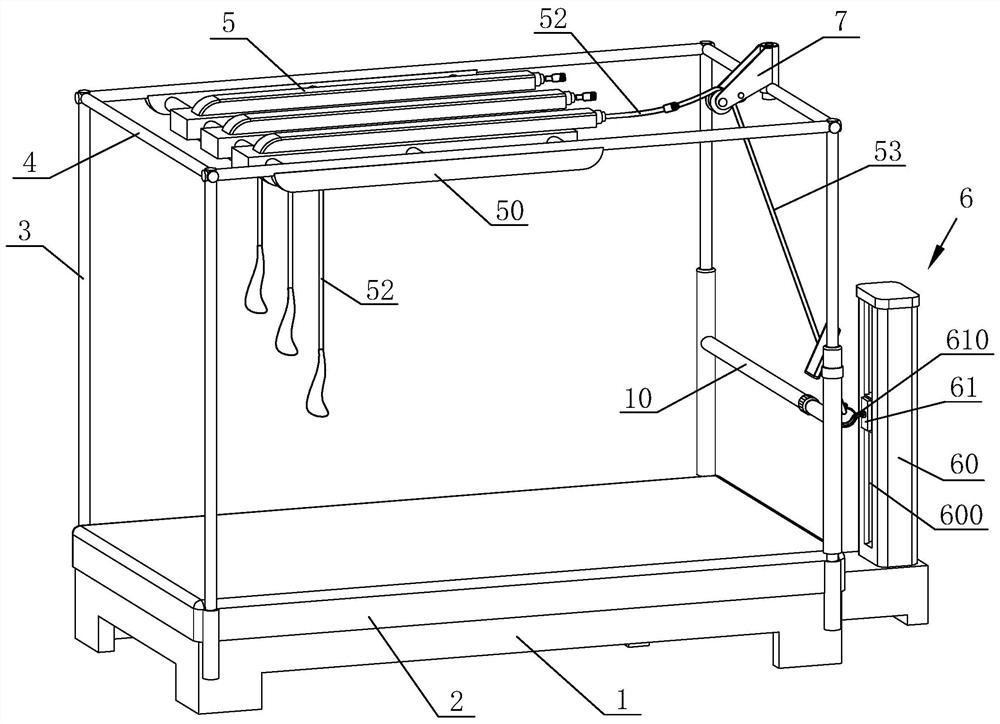 Pilates exercise training bed