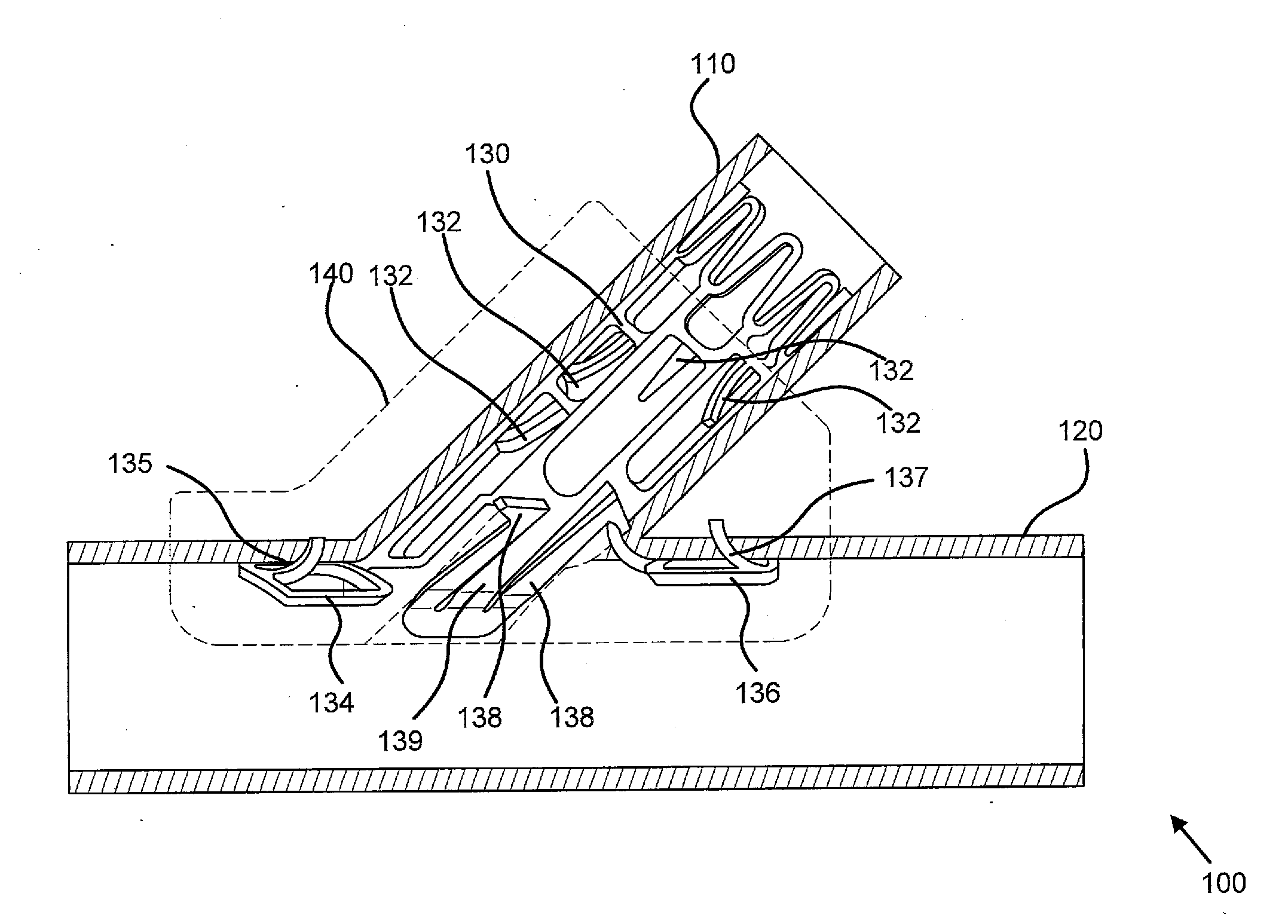 Sutureless vascular anastomosis connection