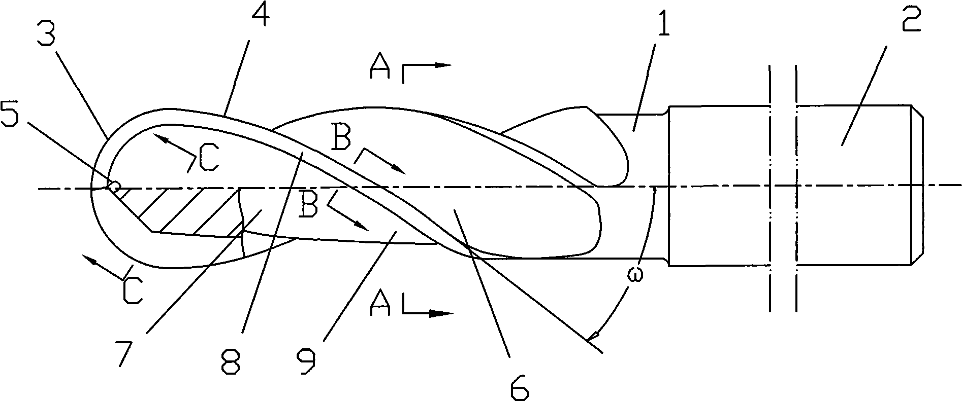 Milling cutter for high speed machining of non-metallic material