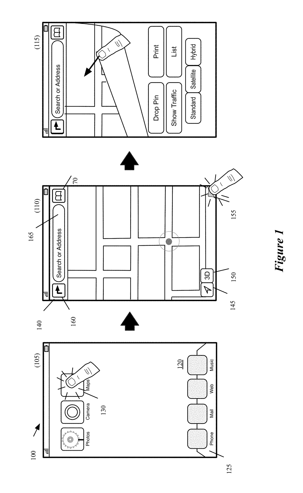 Integrated mapping and navigation application