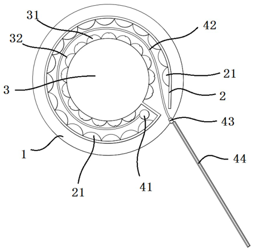 Fabric storage and display device and using method thereof