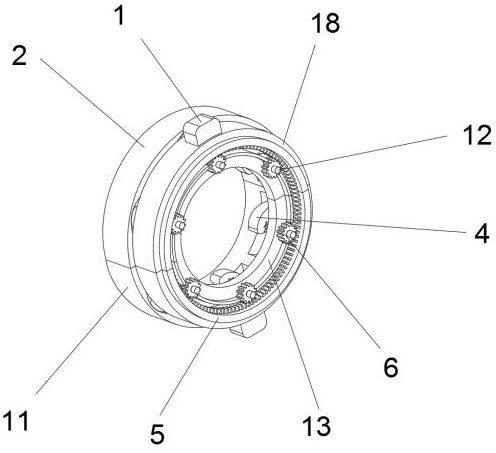 Cable interface quick binding device for hydroelectric power generation