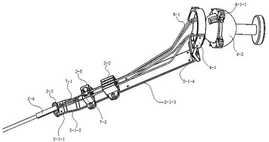 Driving device for flexible joint of minimally invasive surgical instrument based on universal ball joint control