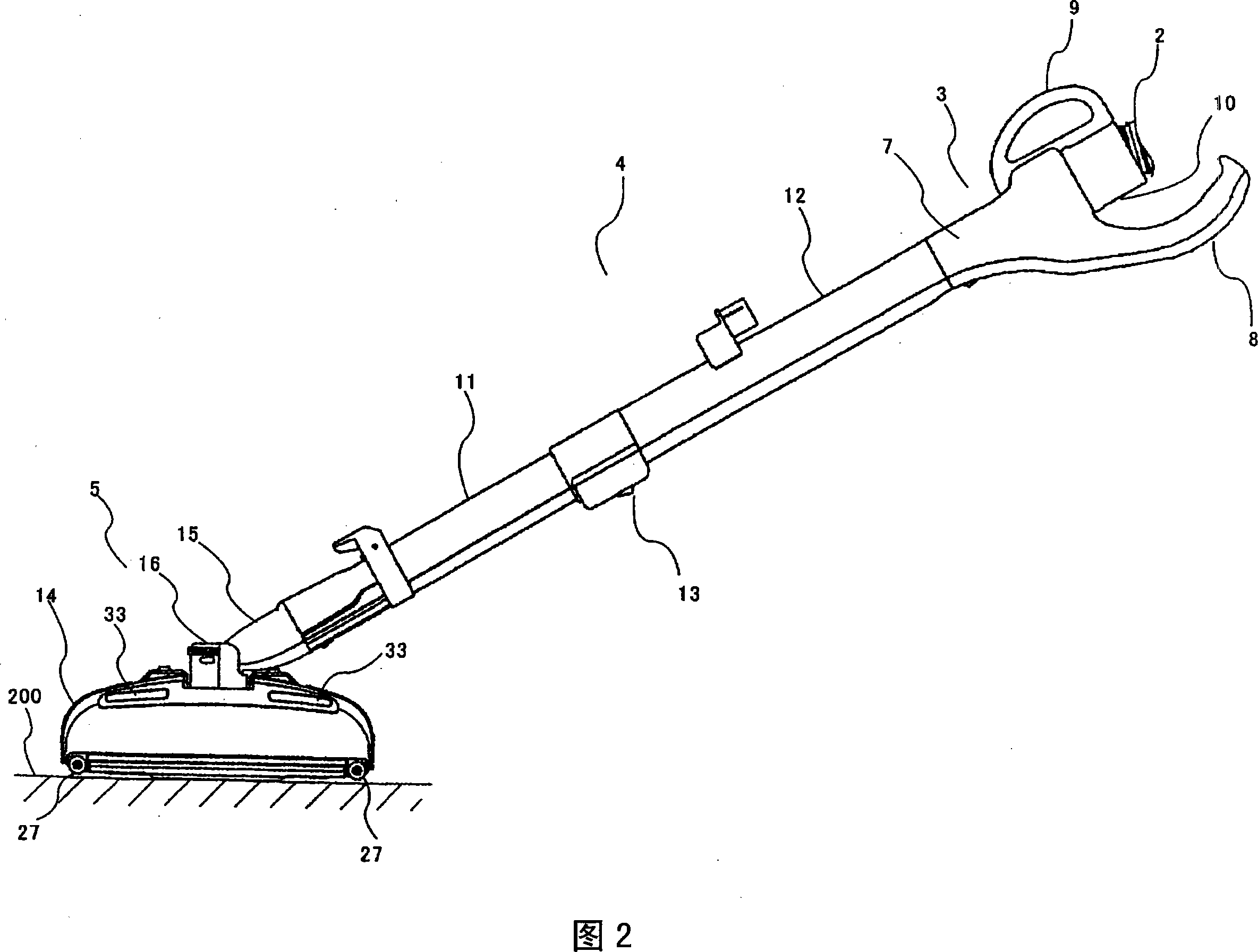 Electric suction cleaner