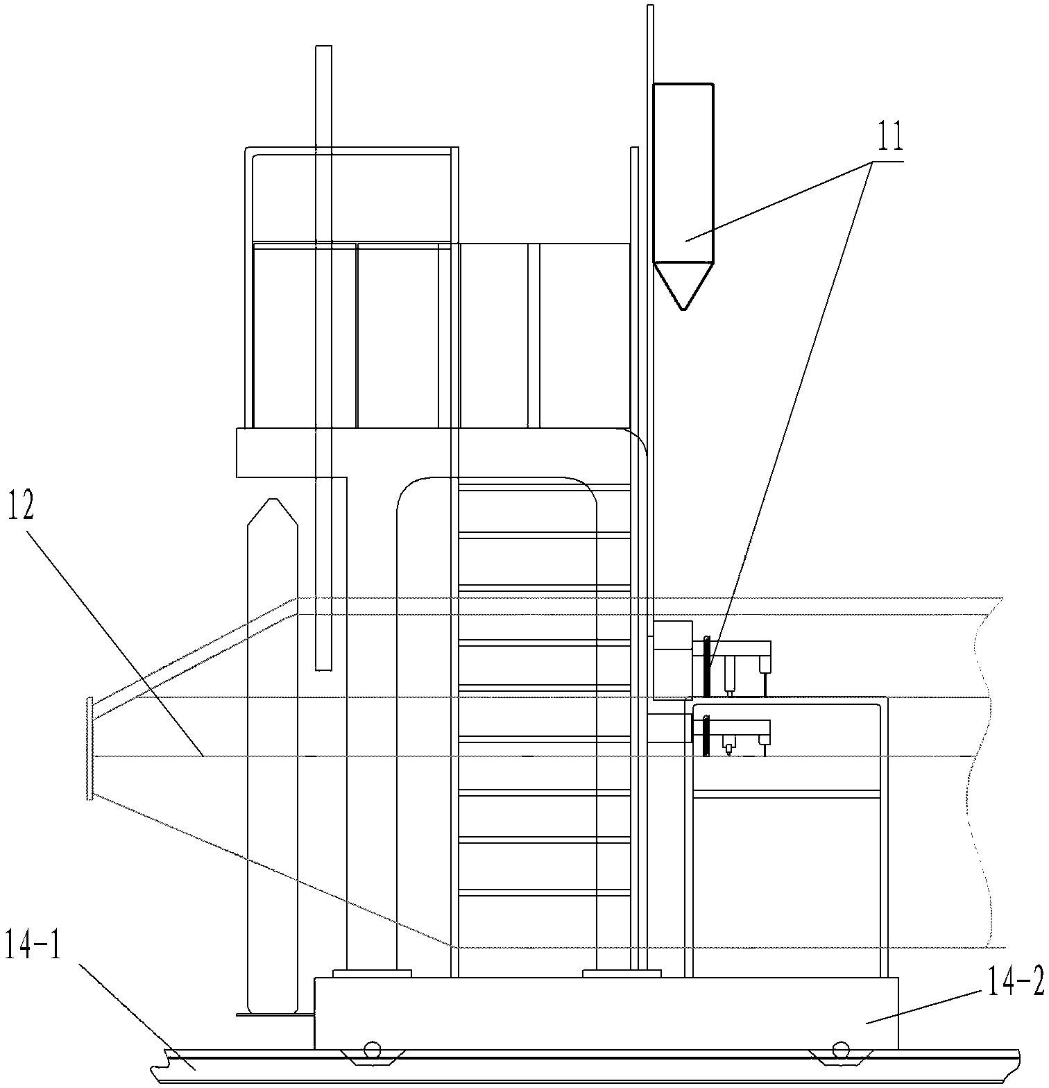 Crane main beam welding machine