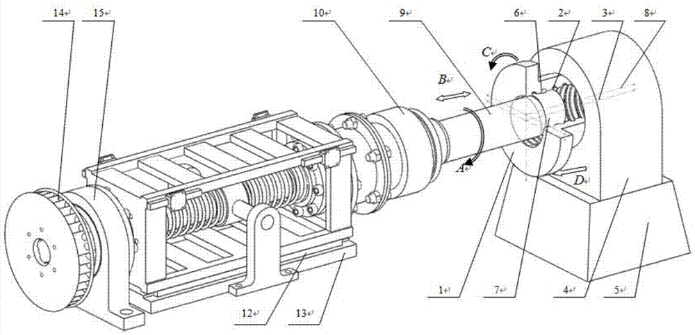 Internal thread cyclone forming method and device