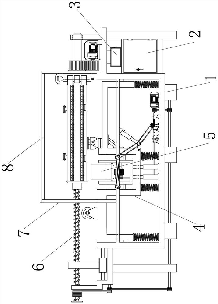 An environment-friendly artificial quartz stone manufacturing hollow column forming mold