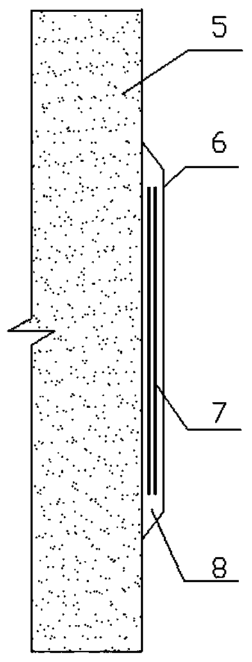 Reinforcing method of earth construction wall