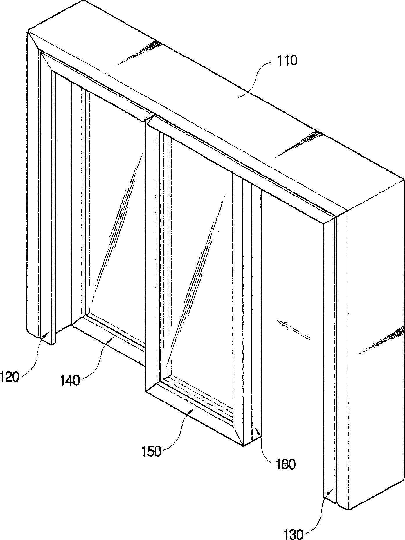 Rotary sliding door system