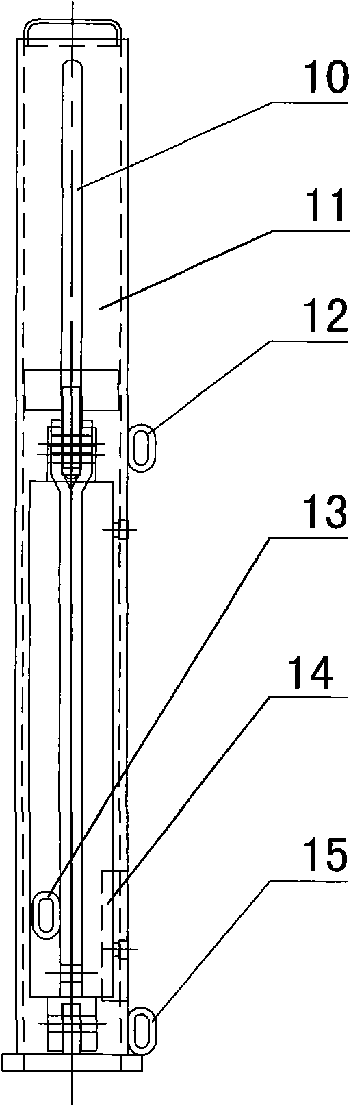 Double-cylinder hydraulic pin remover