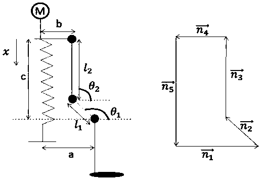 Active stroke lower limb rehabilitation robot control method based on healthy side and affected side coupling