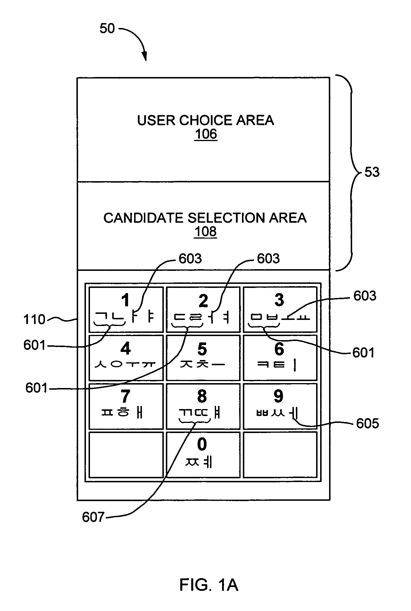 System and method for text entry on a reduced keyboard