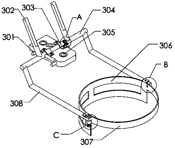 Automatic water change mechanism for screw lifting and tumbling water dispenser