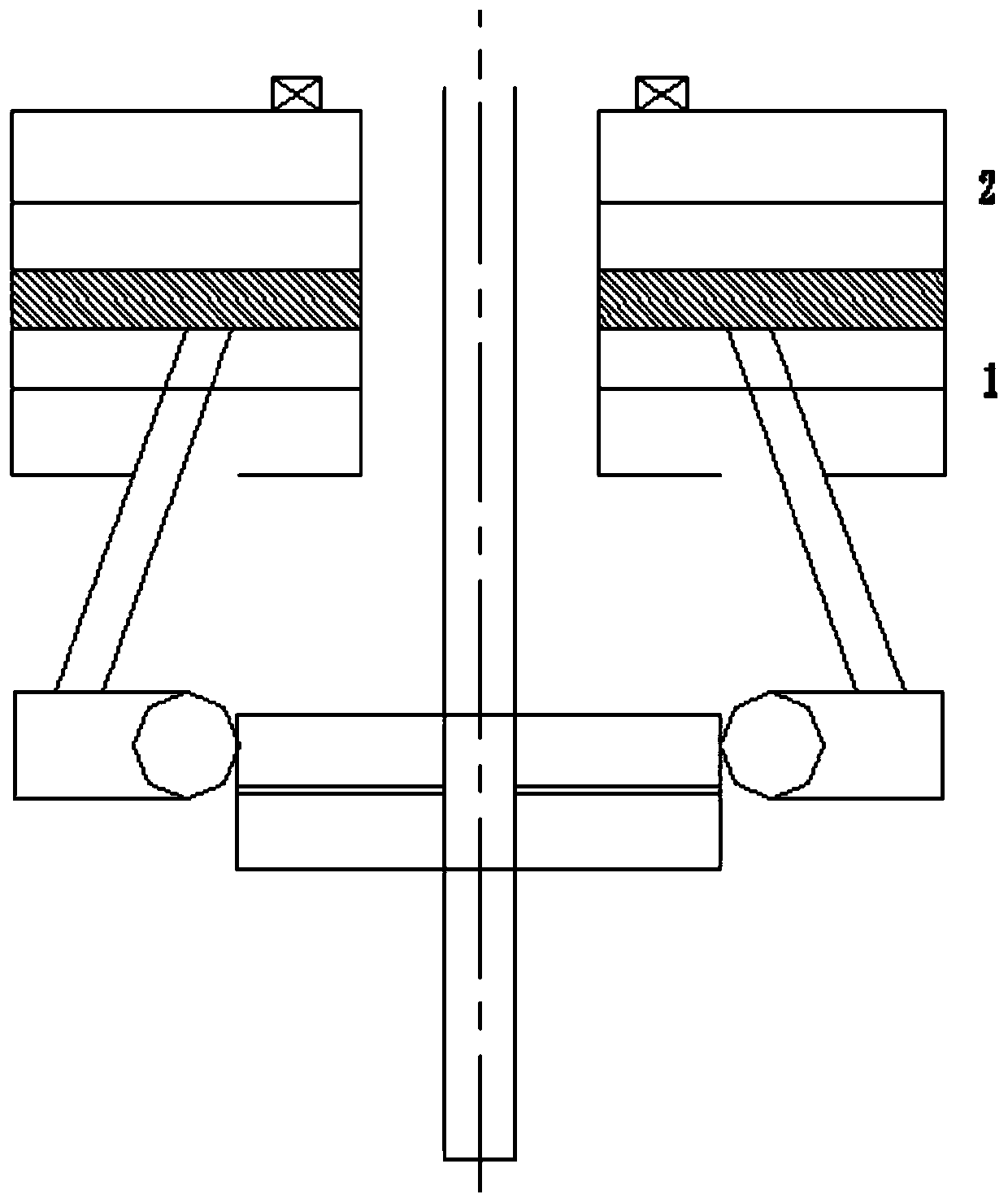 An automatic floating and sinking submersible mixer