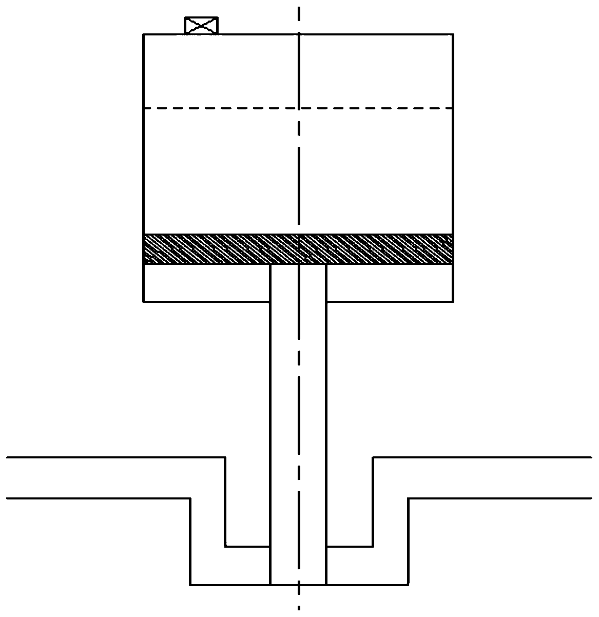 An automatic floating and sinking submersible mixer