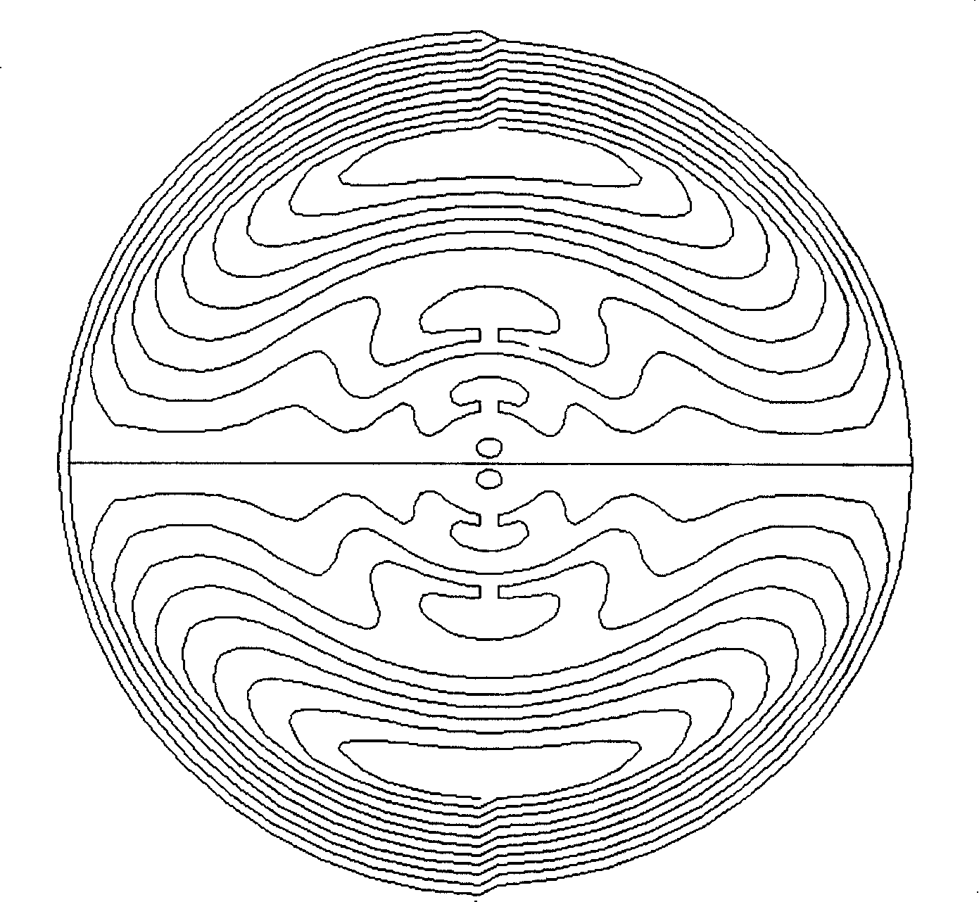 Flat surface active shielded gradient coil preparation method