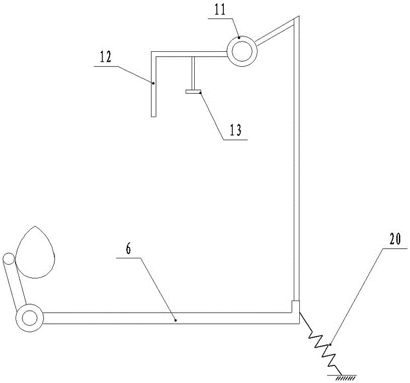 Automatic dusting device for energy-saving lamps