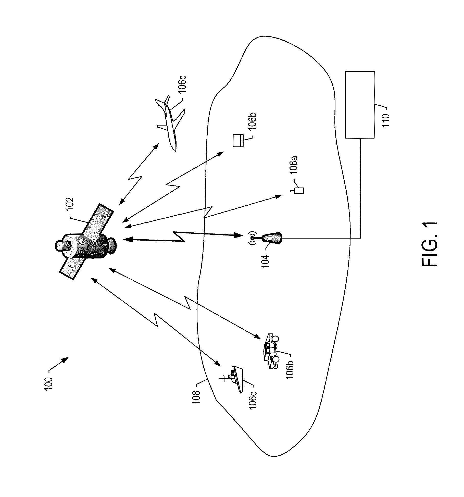 Compensating for a non-ideal surface of a reflector in a satellite communication system