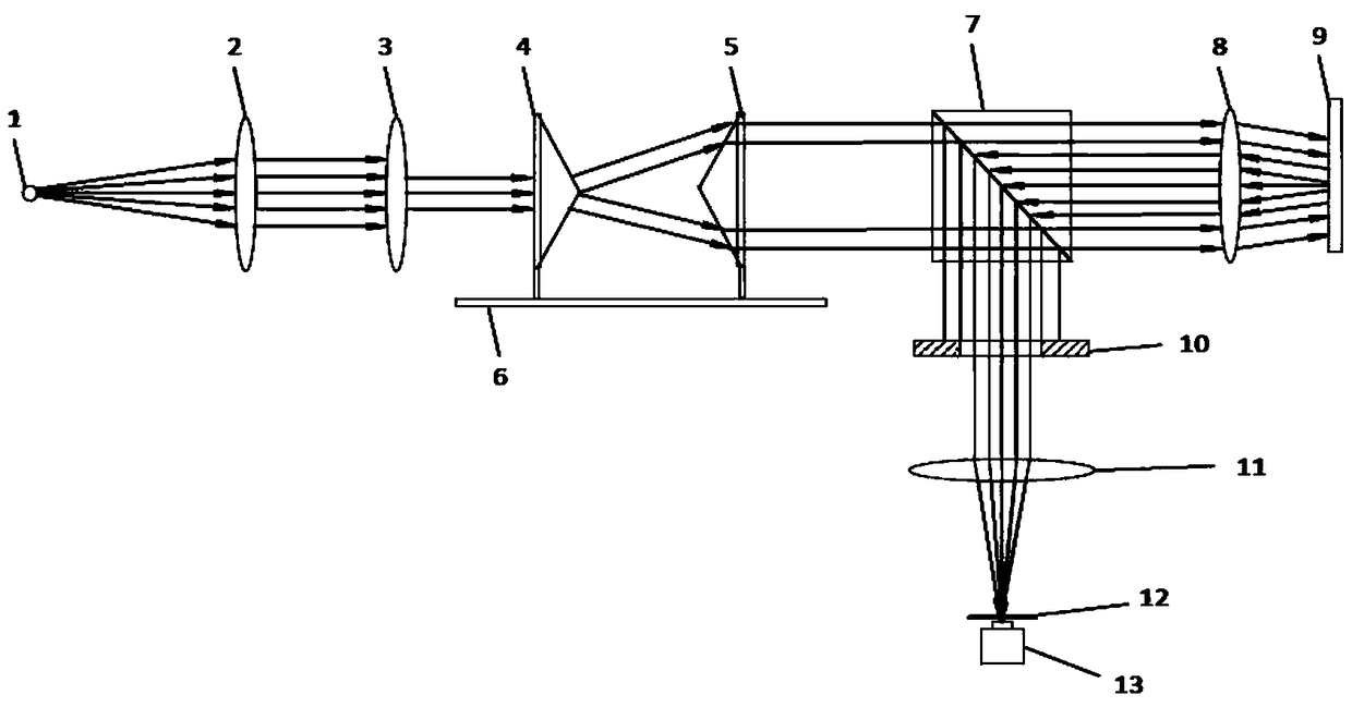 Detecting device and detecting method for dark field cofocal subsurface based on coaxial two conical lenses