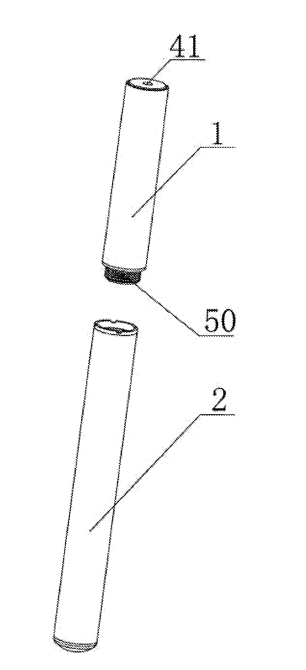 Atomizing nozzle and electronic atomizing inhaler