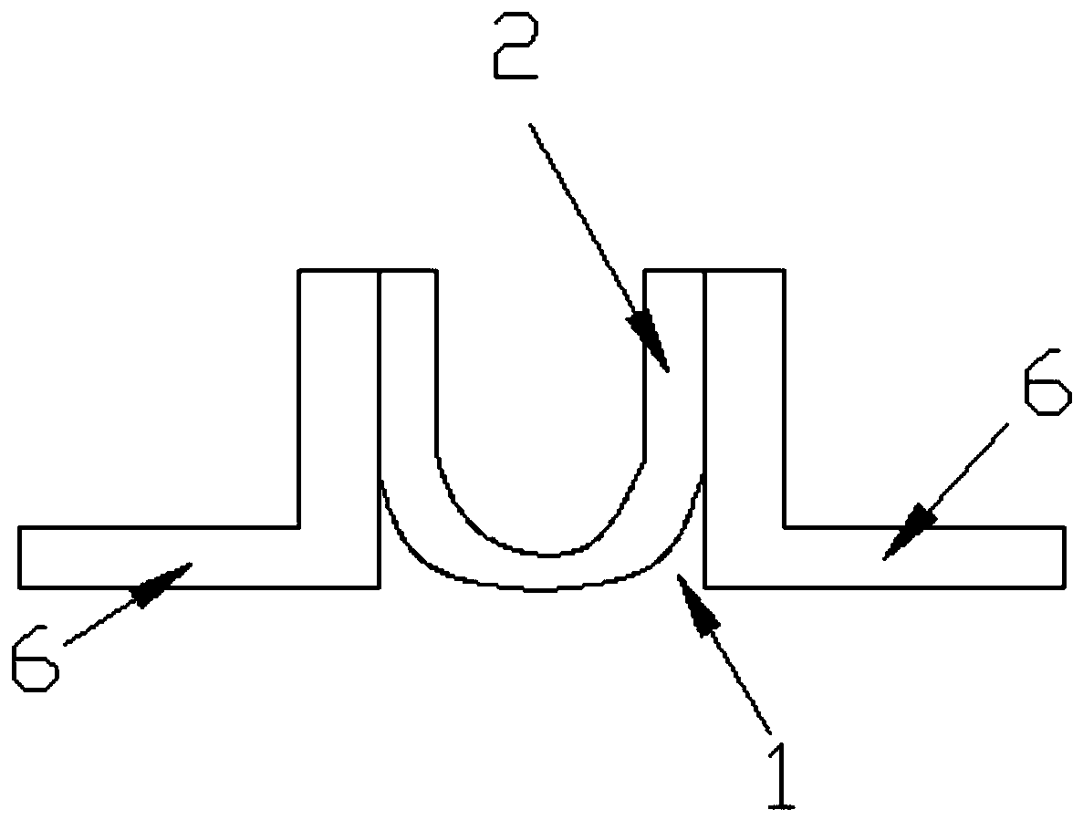 Air inflating tool for protecting welded back surface of stainless steel plate