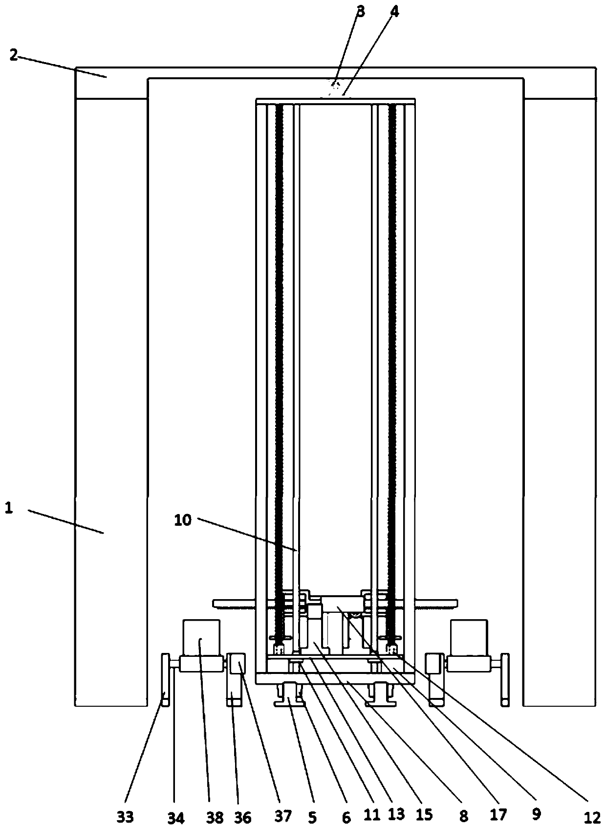 Intelligent-linked stereoscopic warehouse device based on internet of things technology