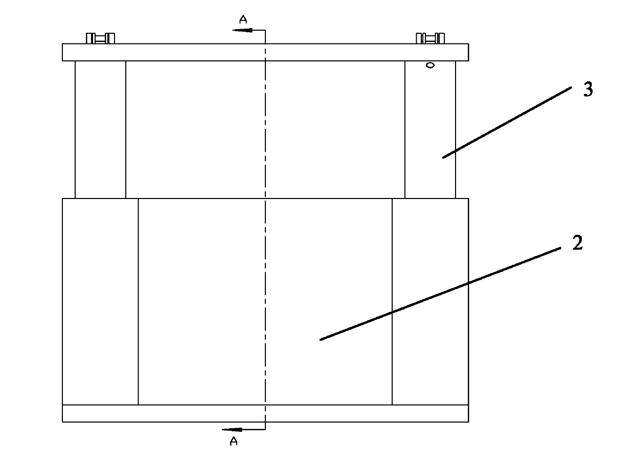 Large-sized adjustable container counterweight device