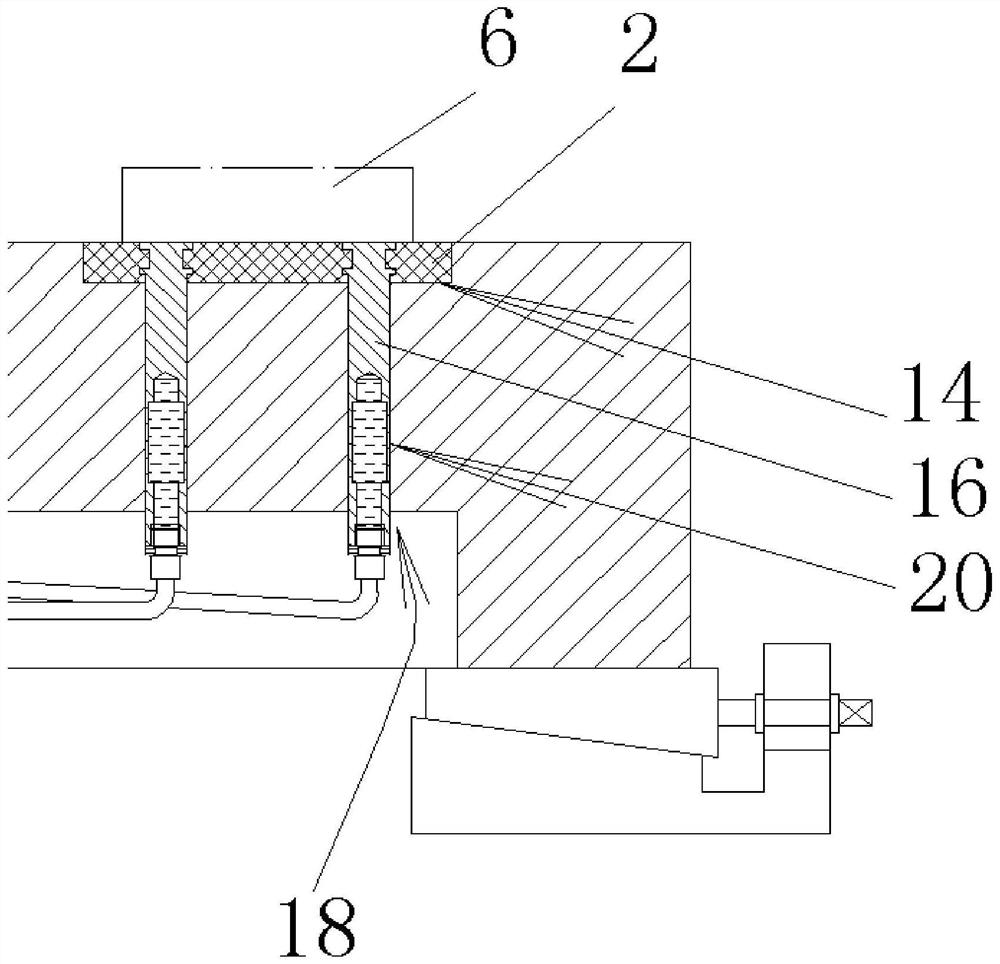 A flexible positioning and combined locking rough turning fixture for large thin-walled flanges