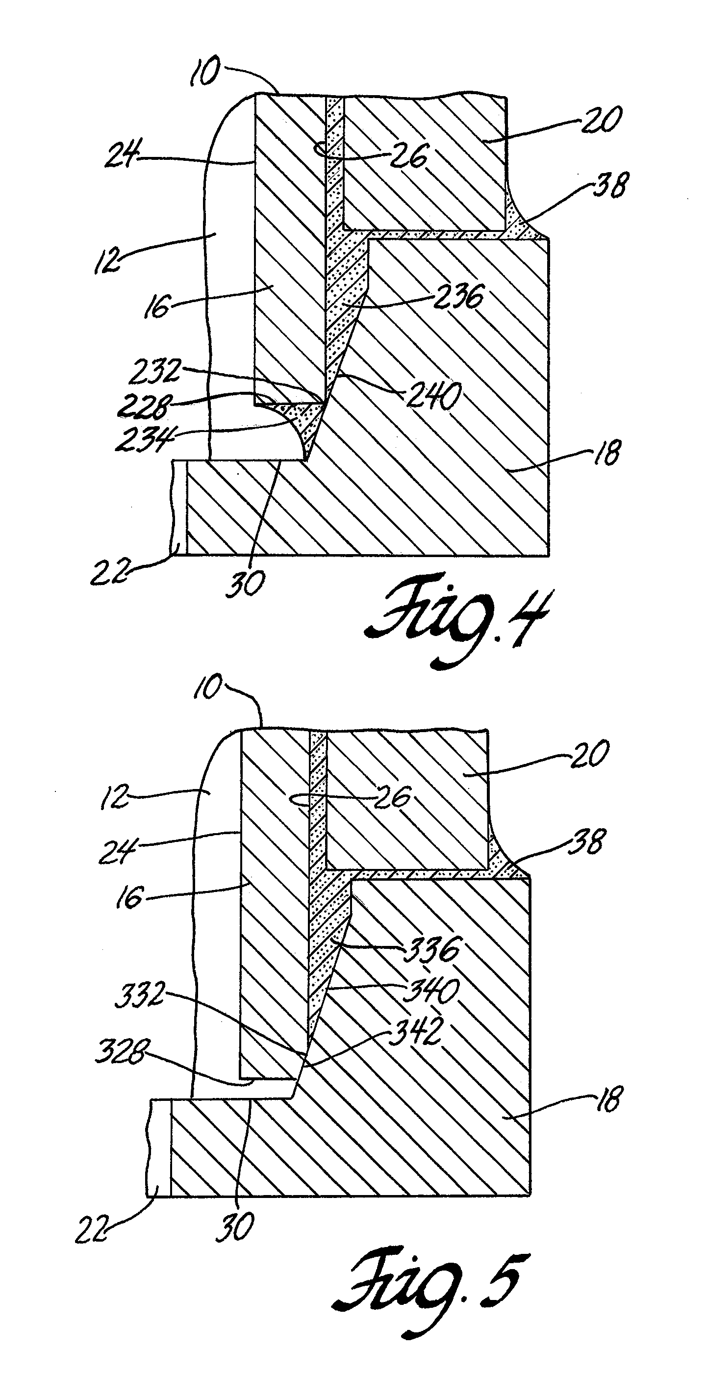 Braze metal joint design