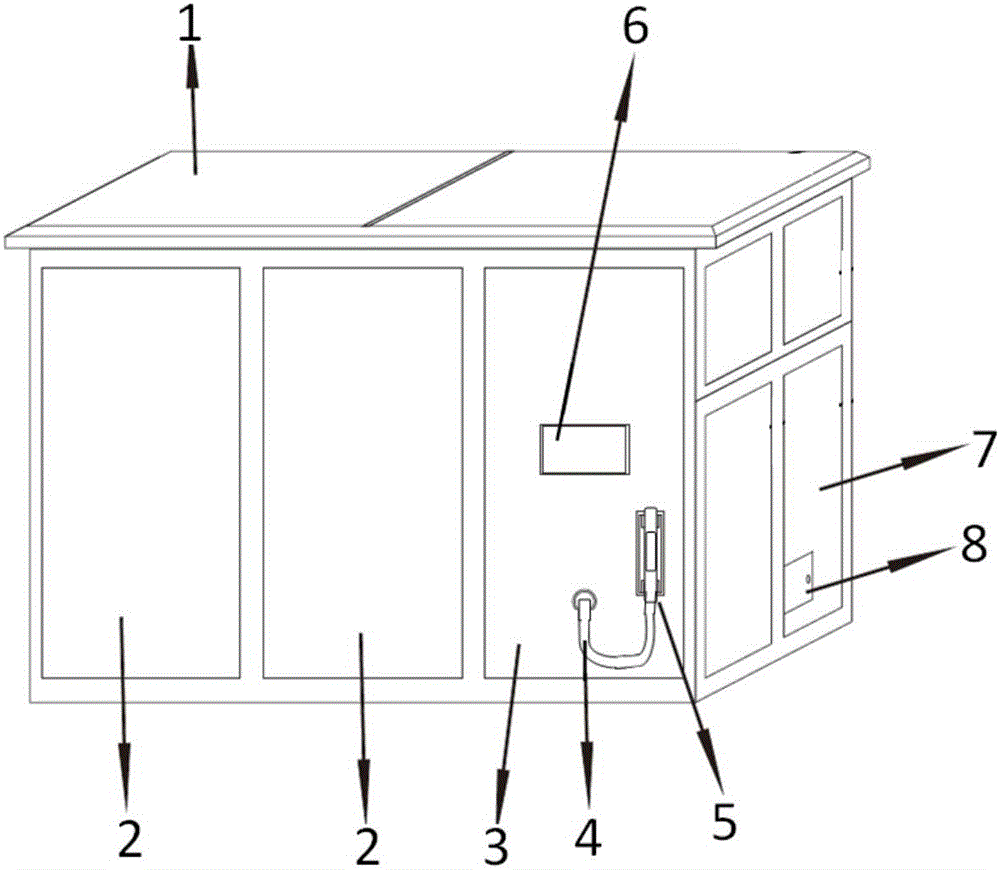 Liquid self-help injection device, self-help injection and filling method, remote monitoring method