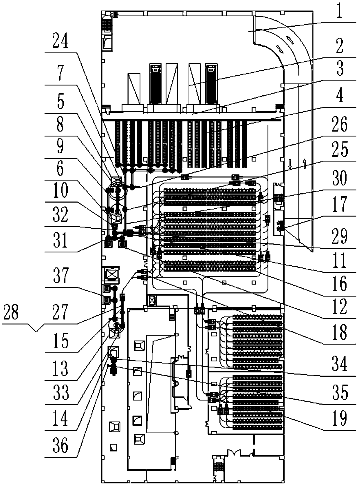 Intelligent waste storage and incineration distribution system