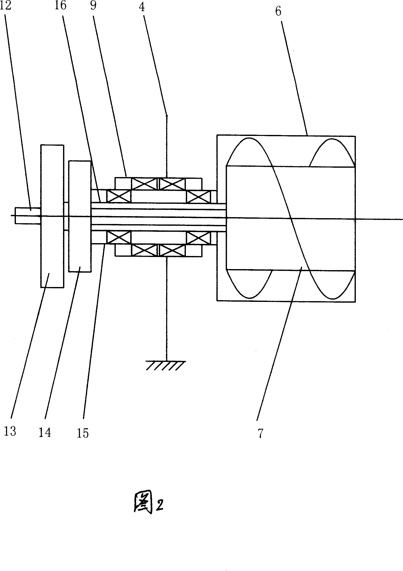 Single-point horizontal screw unloading filter centrifugal machine