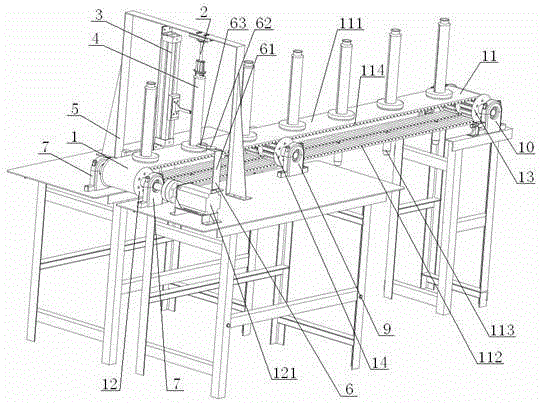 Glass fiber bobbin rest yarn removing device and control method thereof